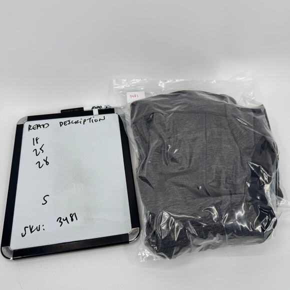 Athleta Stronger Hoodie Womens Small Gray Black Full Zip Activewear Jacket - Picture 10 of 10